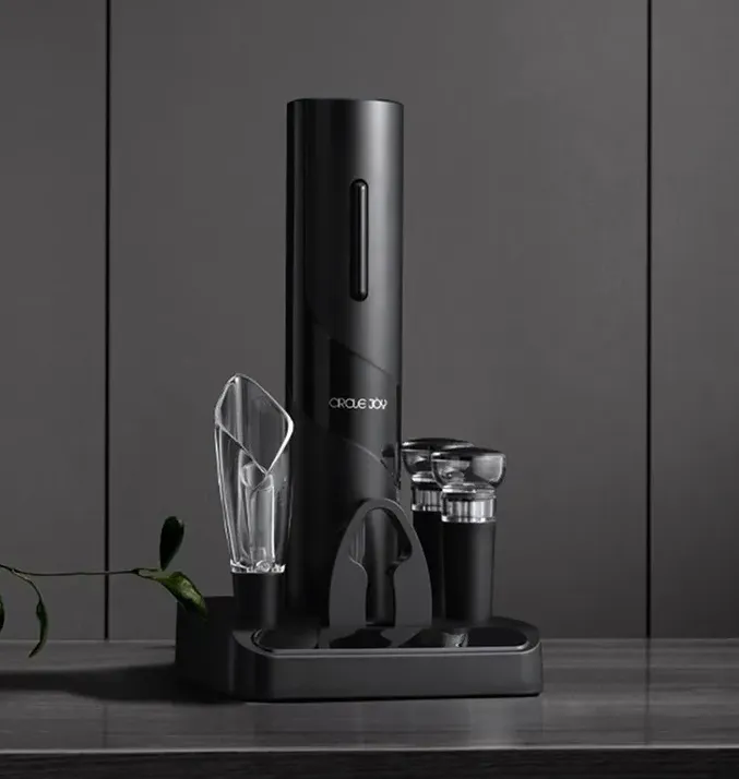 Винный набор аксессуаров Xiaomi Circle Joy Electric Wine Opener Gift Set 5 в1 (CJ-TZ08) (черный)