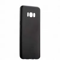 фото Чехол-накладка для Samsung Galaxy S8+ пластиковый Soft-touch (черный)