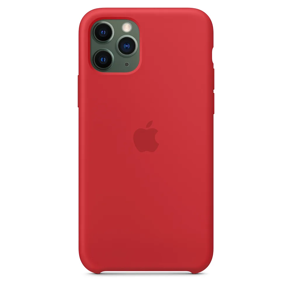 фото Чехол-накладка Silicone Case Series для Apple iPhone 11 Pro (красный)
