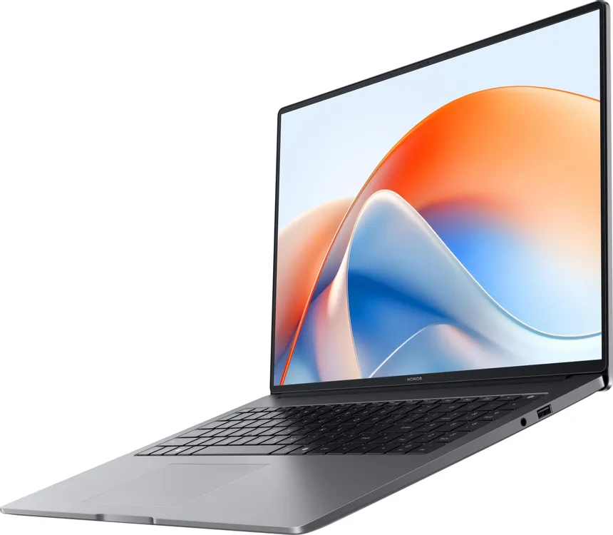Ноутбук Honor MagicBook X16 Plus 2025 BornB-5651F (Core 5 220H, 16Gb, SSD512Gb, Intel Iris Xe graphics 16", IPS, FHD+, 1920x1200) (Серый космос) — фото 4