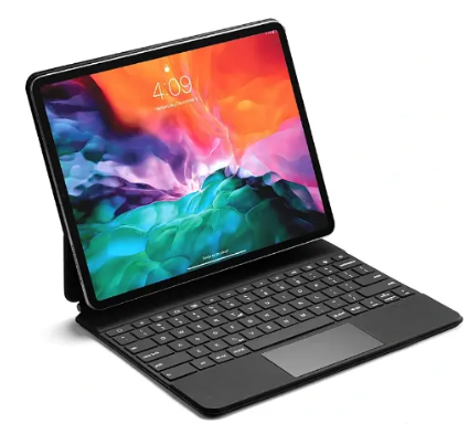 фото Чехол-клавиатура WIWU Magic Keyboard для Apple iPad Air 13 (2024) русская раскладка (MK004) (черный)