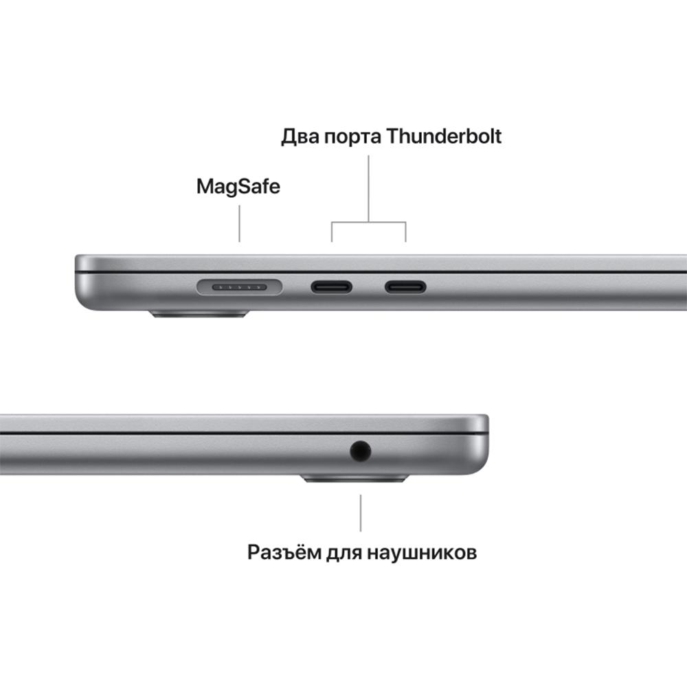 Apple MacBook Air 15 2024 M3 16/256Gb (Space Gray) (MC9D4) — фото 4