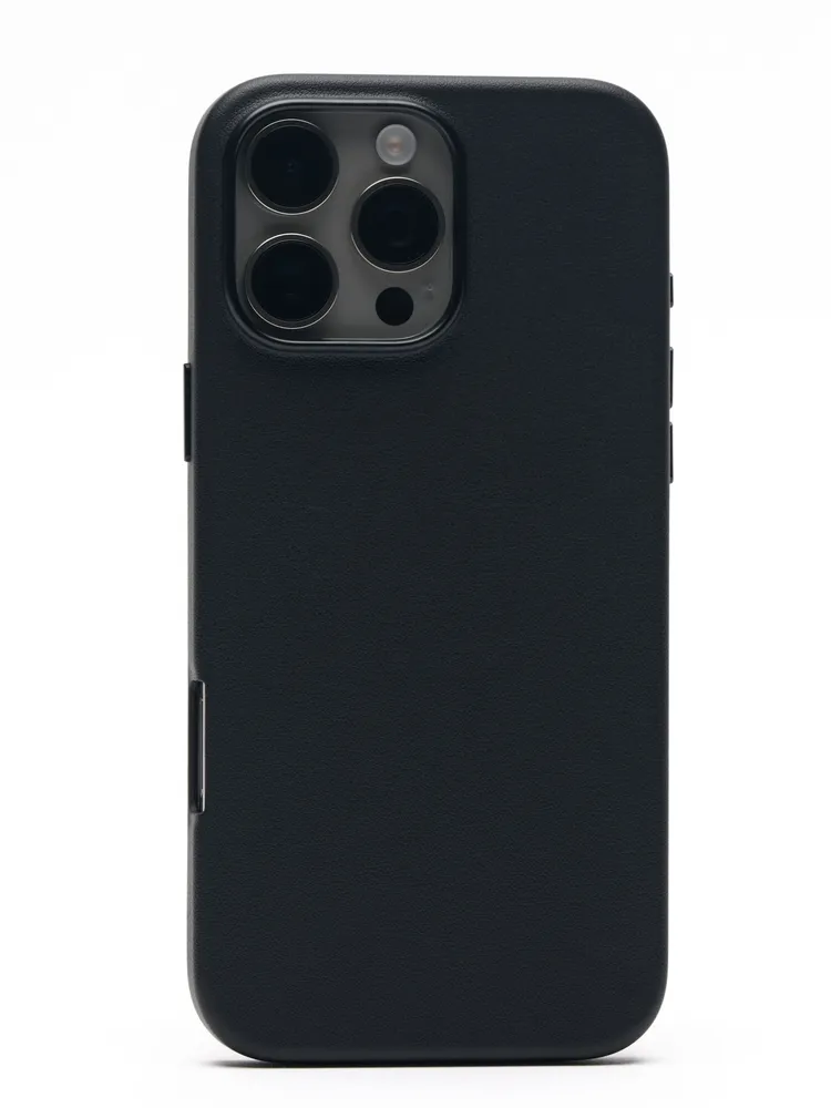 фото Чехол-накладка Kzdoo Mag Noble Collection MagSafe для Apple iPhone 16 Pro Max искусcтвенная кожа (черный)