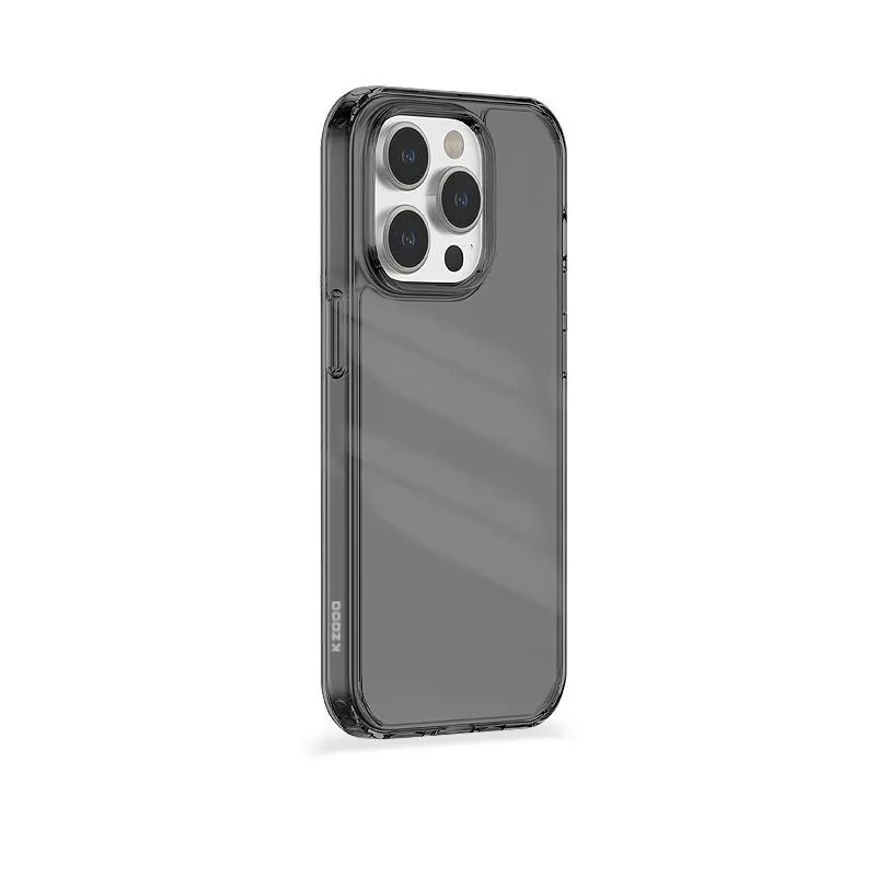 фото Чехол-накладка Kzdoo Guardian Case для iPhone 15 Pro пластиковый (прозрачно-черный)