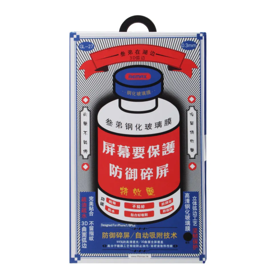 фото Защитное стекло Remax Tempered Glass 3D 9H для Apple iPhone 16 Pro/17 Pro/17 антибликовое (черная рамка)