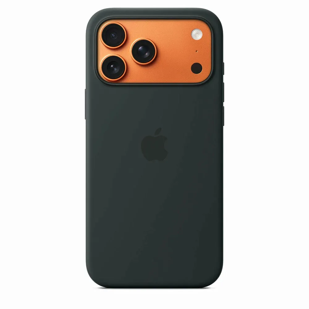 Чехол-накладка Silicone Case with MagSafe/Camera Control для iPhone 17 Pro Max (Black)