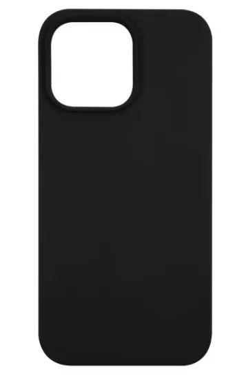 Чехол-накладка Hoco Pure Series для iPhone 15 Plus силиконовый (черный)