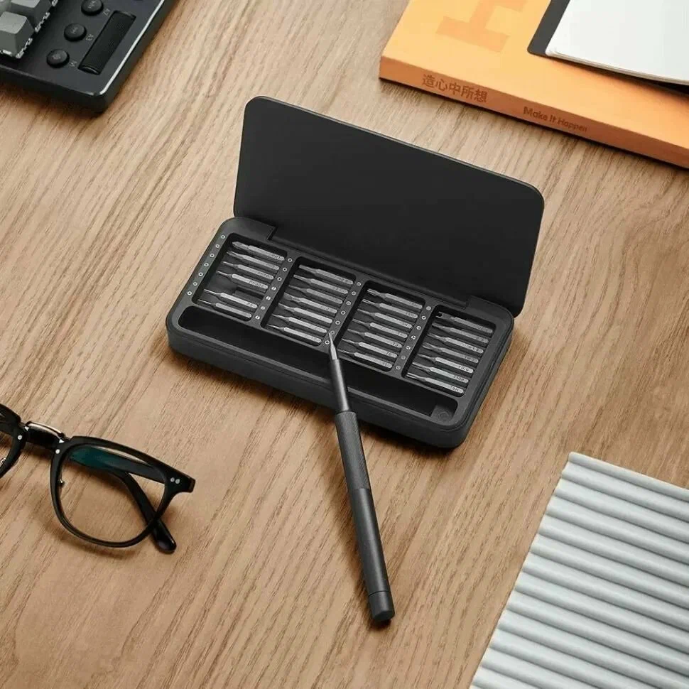 Отвертка Xiaomi Hoto Precision Screwdriver Set 28 в 1 (QWLSD009) (черный)