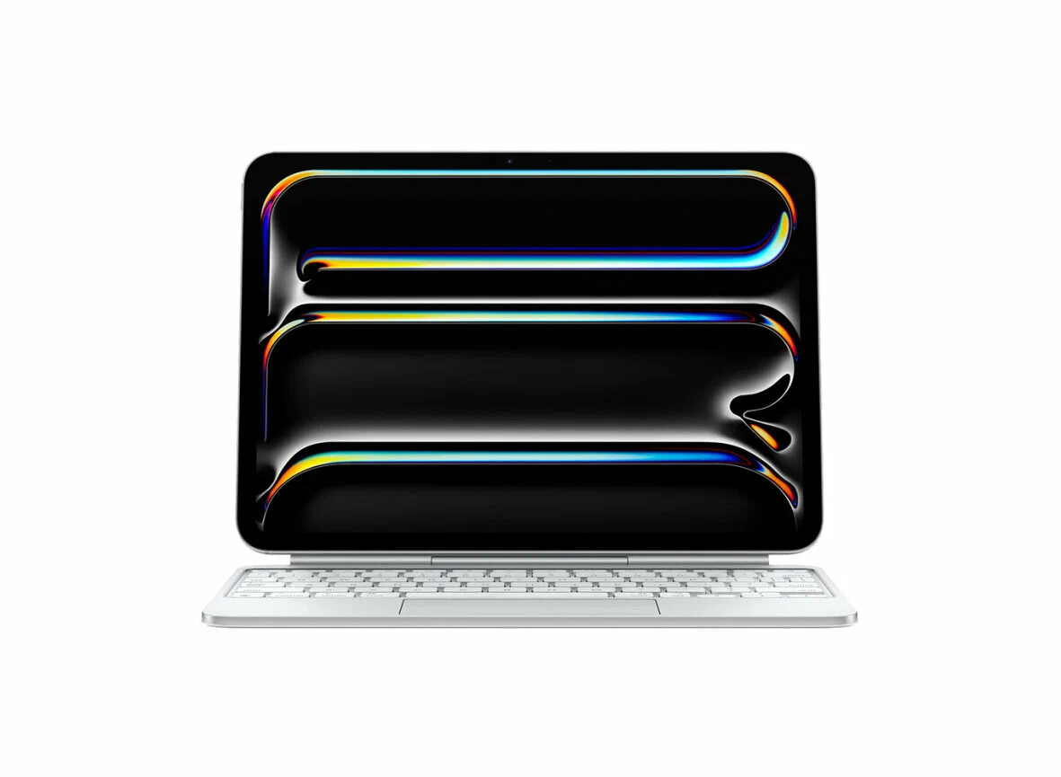 фото Apple Magic Keyboard с трекпадом для iPad Pro 11" (3-го и 4-го поколений) и iPad Air (4-го и 5-го поколений) русская раскладка (белый) (MDFV4RS/A)