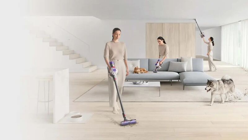 Пылесос Dyson V8 Advanced (SV25) (Silver/Nickel)