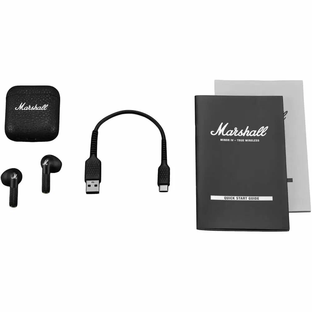 Беспроводные Bluetooth стерео-наушники Marshall Minor IV (Black) — фото 8