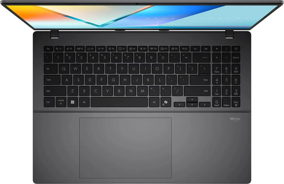 Ноутбук ASUS VivoBook M3607HA-RP244 (16" IPS, AMD Ryzen 7 260, 32Gb, 512Gb SSD, AMD Radeon 780M, noOS) (Серый) — фото 4