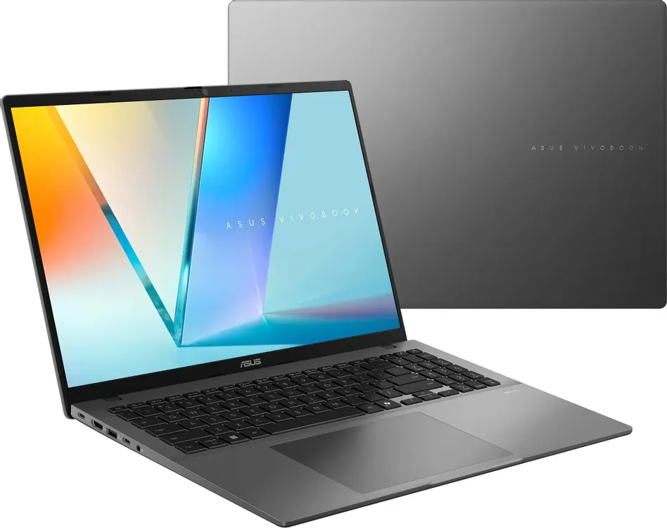 Ноутбук ASUS VivoBook M3607HA-RP244 (16" IPS, AMD Ryzen 7 260, 32Gb, 512Gb SSD, AMD Radeon 780M, noOS) (Серый) — фото 2