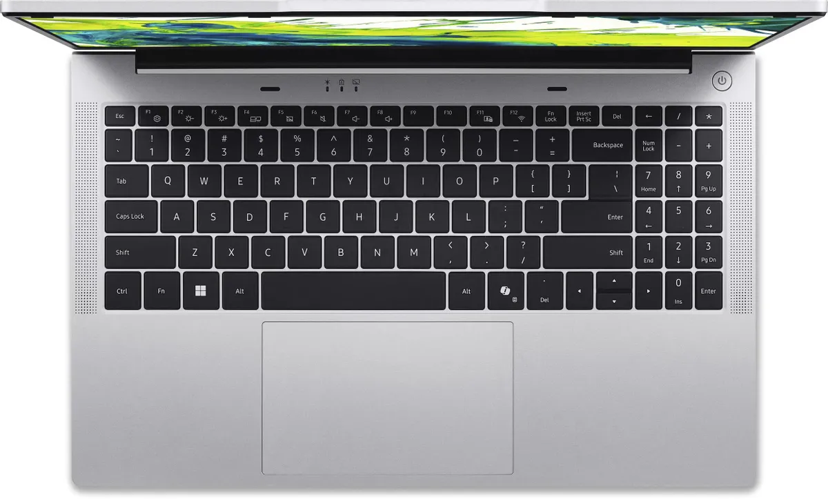 Ноутбук Acer Aspire Lite 15 (15.6" IPS, Intel Core i7-13620H, 16Gb, 512Gb SSD, Intel Iris Xe, DOS) (Серебристый) — фото 3