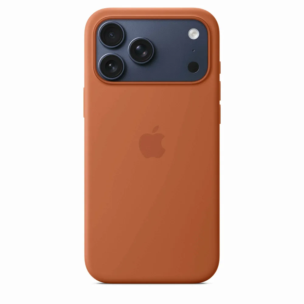 фото Чехол-накладка Silicone Case with MagSafe/Camera Control для iPhone 17 Pro (Terra Cotta)