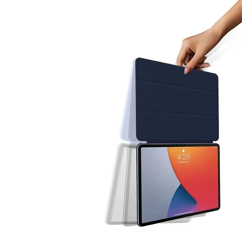 фото Чехол-книжка Smart Folio Cover для Apple iPad Pro 11 (2024) (полиуретан с подставкой) (Navy Blue)