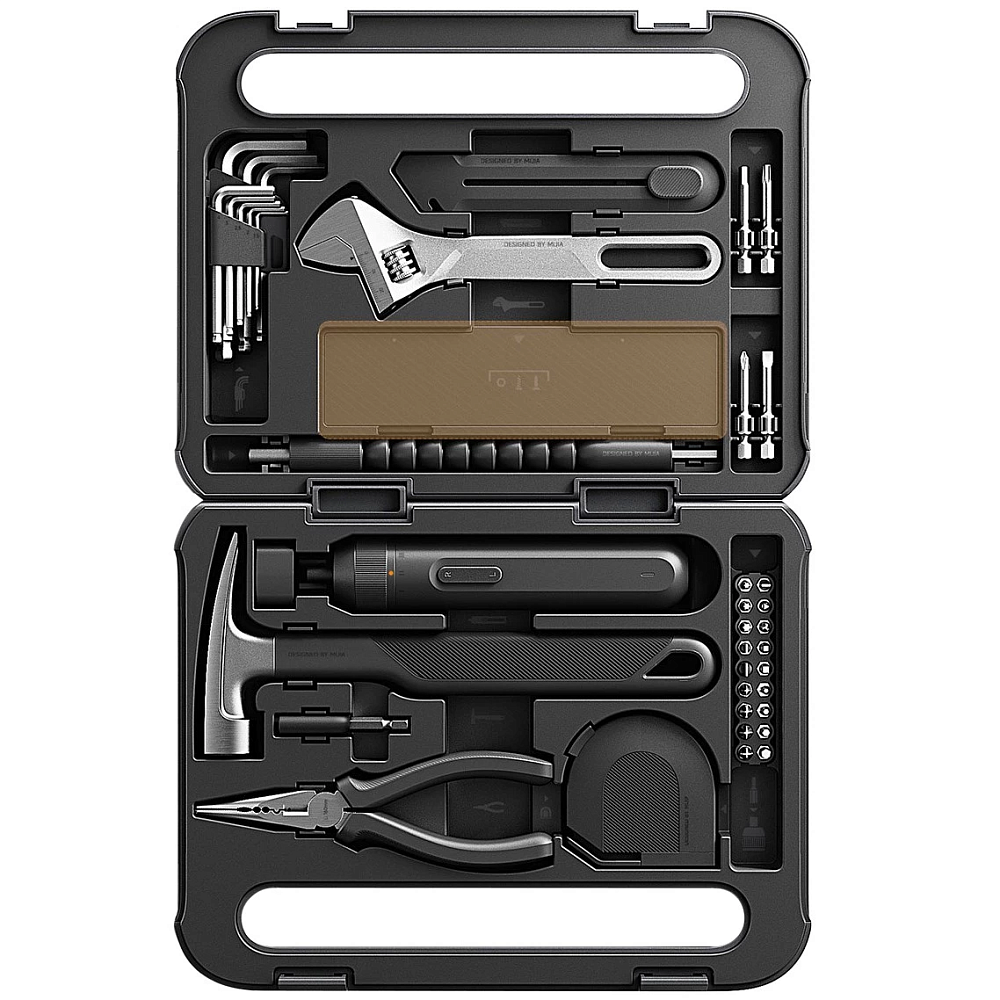 Набор инструментов Xiaomi Mijia Toolbox (MJGJX001QW) (черный)
