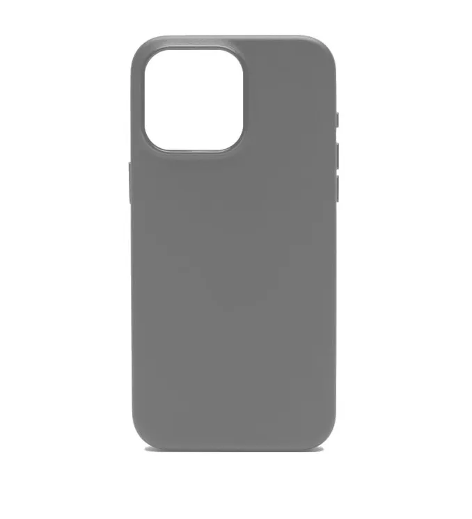 фото Чехол-накладка Kzdoo Mag Noble Collection MagSafe Series для Apple iPhone 15 Pro искусcтвенная кожа (серый)