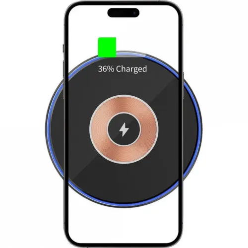 фото Беспроводное зарядное устройство WIWU Quantus Wireless Charger 15W (Wi-013) (черный)