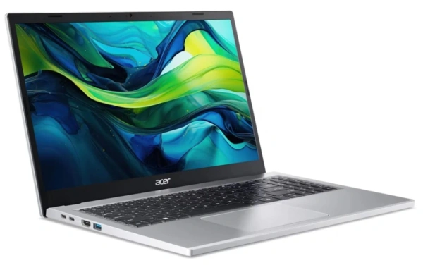 Ноутбук Acer Aspire AG15-21PT-R5GQ (15.6" IPS, AMD Ryzen 5 7520U, 8Gb, 512Gb SSD, AMD Radeon, Windows 11 Home) (Серебристый) — фото 3