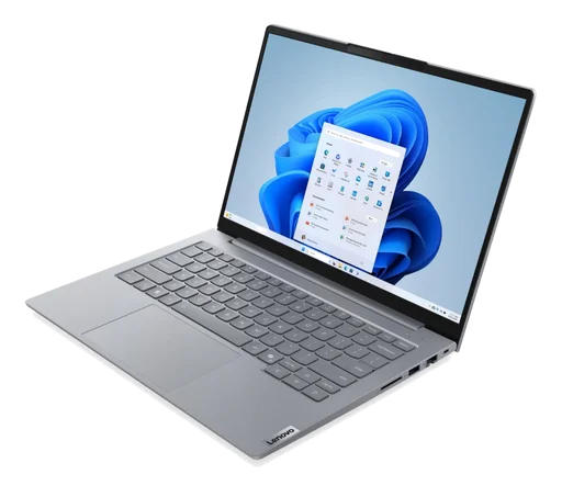 Ноутбук LENOVO ThinkBook 14 G8 IRL (IPS, WUXGA, Core 7 240H, 16Gb, 512Gb SSD, VGA int, FP, noOS) (Серый) — фото 4
