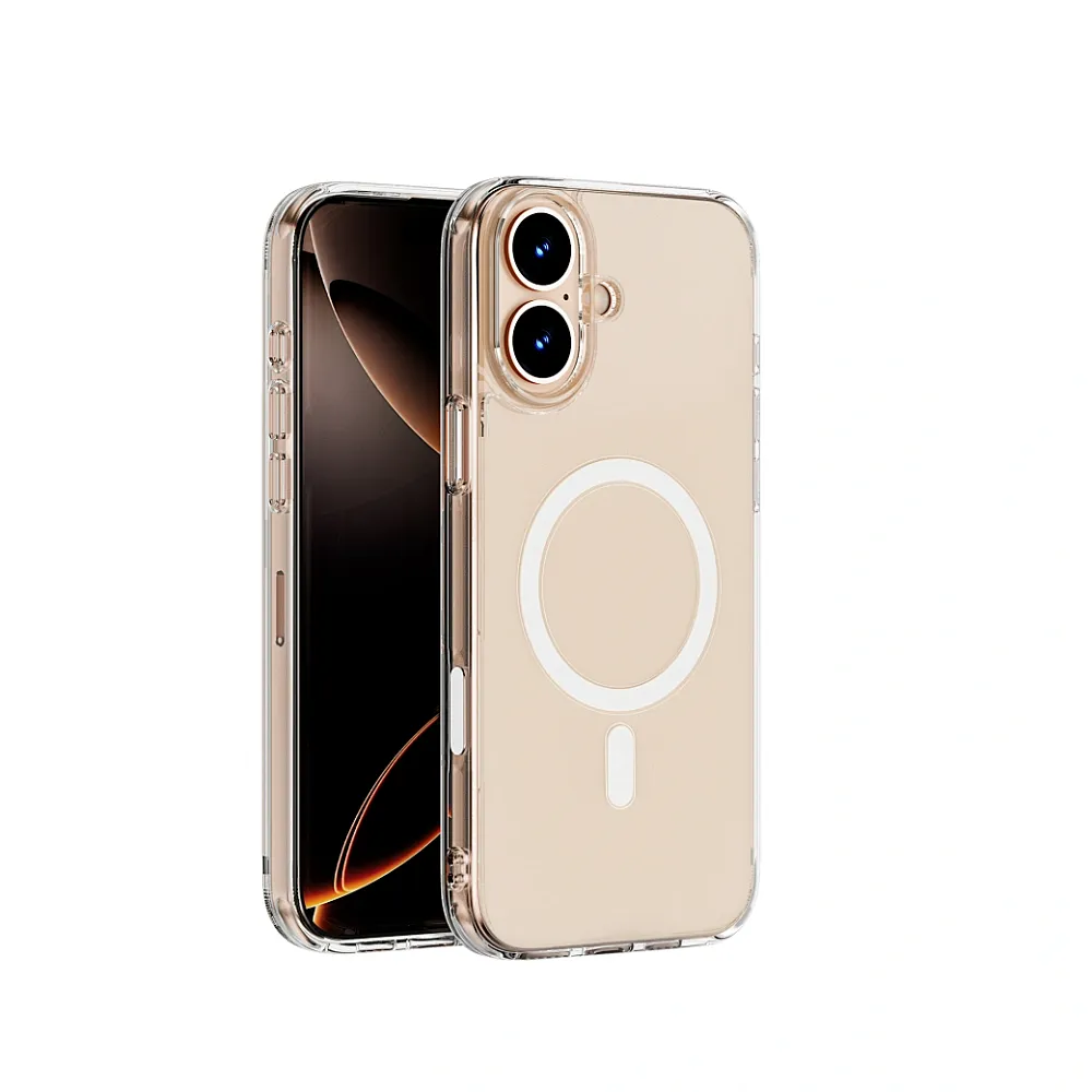 Чехол-накладка Wiwu Dynamic Pro Magsafe для iPhone 16 пластиковый (прозрачный)