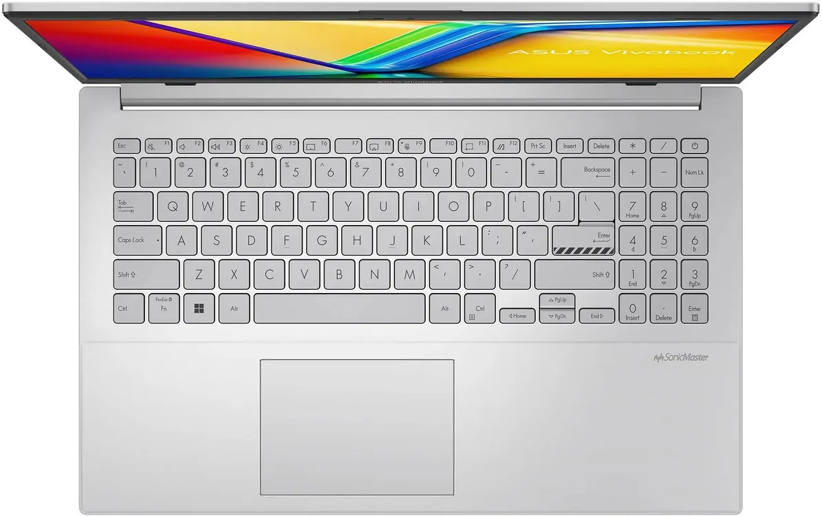 Ноутбук ASUS Vivobook Go 15 E1504FA-BQ4328 (15.6" IPS, AMD Ryzen 5 40, 16Gb, 512Gb SSD, AMD Radeon 610M, noOS) (Серебристый) — фото 4