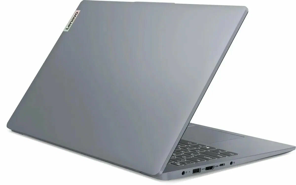 фото Ноутбук Lenovo IdeaPad Slim 3 15IRH8 83EM000CLK (Ryzen 5 13420H/8GB/512GB SSD/15.6"/1920x1080/UHD Graphics/No OS) Серый