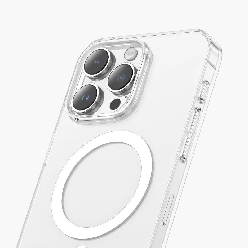 фото Чехол-накладка Keephone X-Crystal MagSafe для Apple iPhone 16 Pro Max пластиковый (прозрачный)