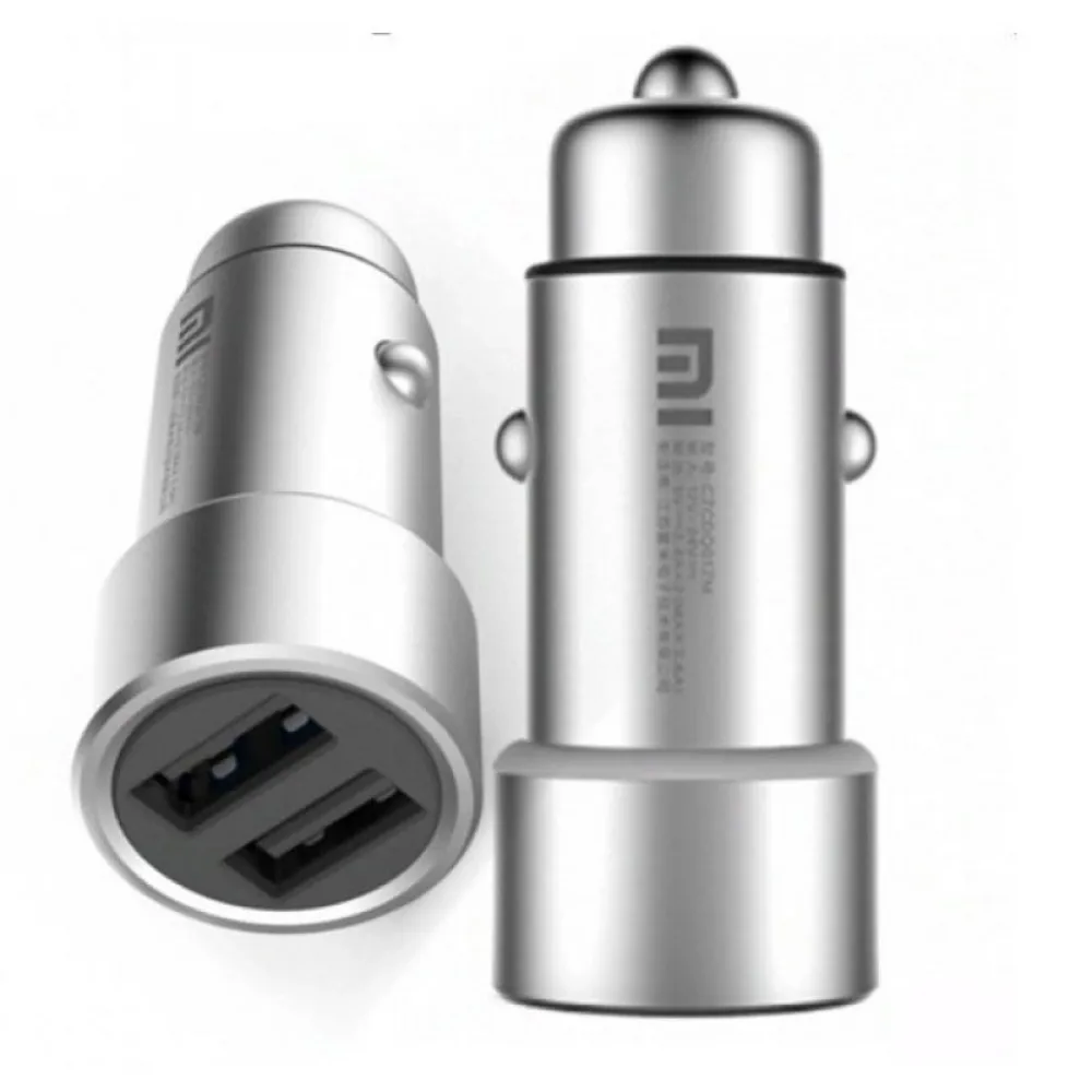 фото Автомобильное зарядное устройство Xiaomi Mi Car Charger Fast 2XUSB 36W (CC02CZM) (Silver)