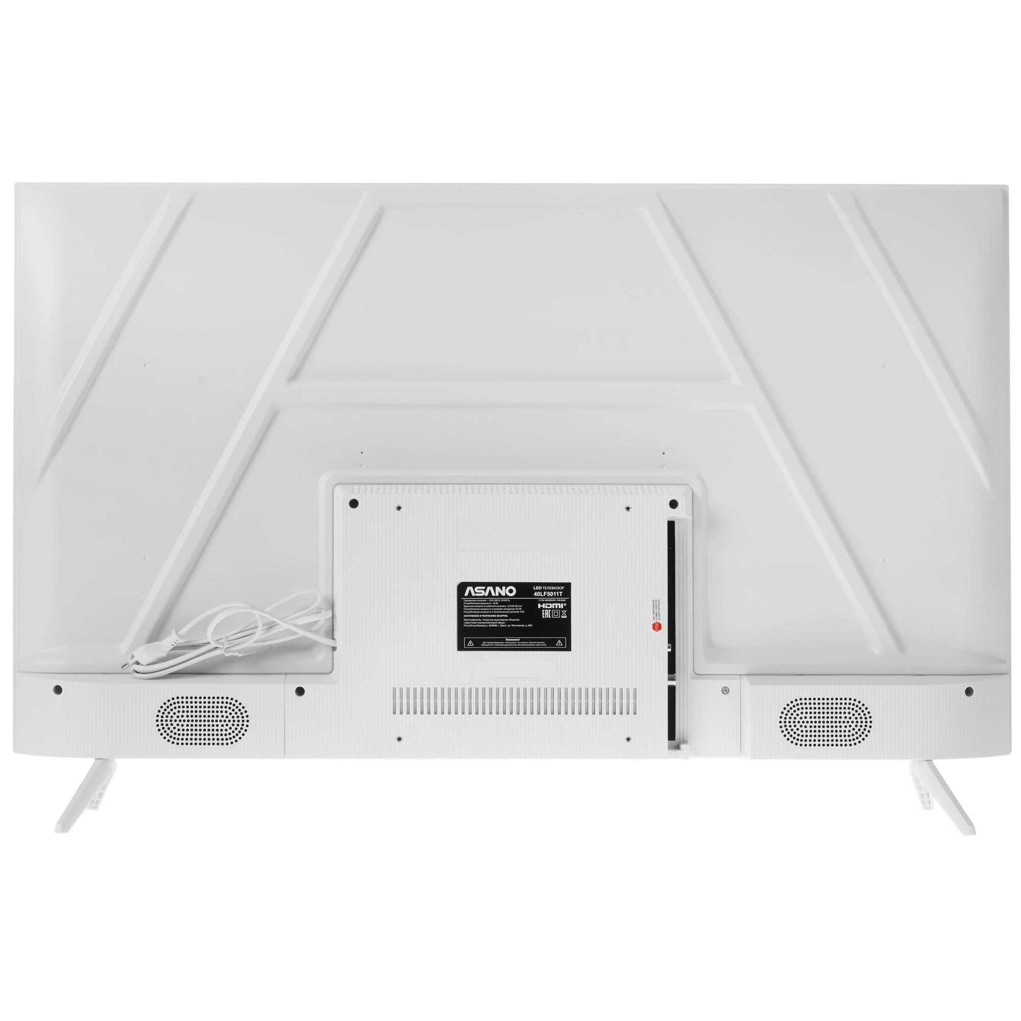 Телевизор Asano 40LF5011T, 40", LED FHD, 60 Гц, Smart TV, белый — фото 2