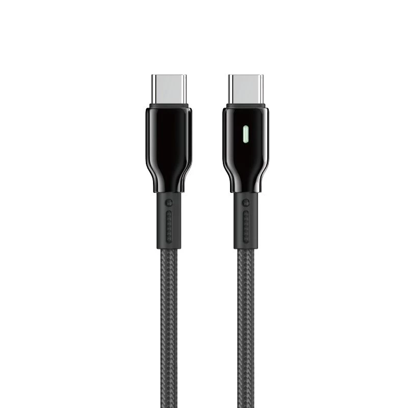 фото Кабель WIWU Drualink Type-C/Type-C (Wi-C075) 1м (черный)