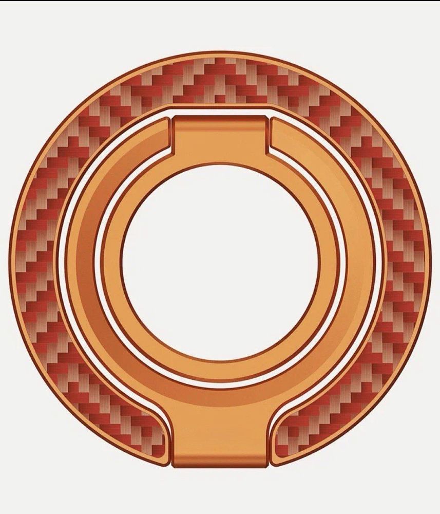 фото Магнитное кольцо-держатель Mobealo (оранжевый)