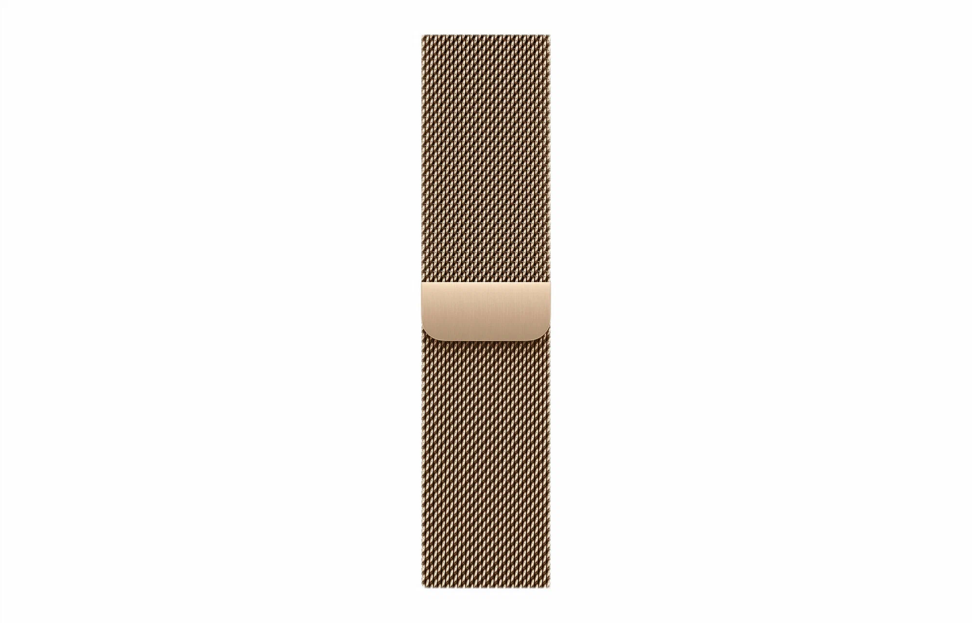 Apple Watch Series 11 42mm Gold Titanium Case with Gold Milanese Loop