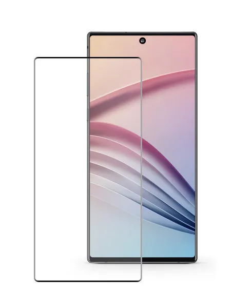 фото Защитное стекло (Full Glue) Tempered Glass Nano Optics Curved для Samsung Galaxy Note 10+ (SM-N975F) (прозрачное антибликовое) 