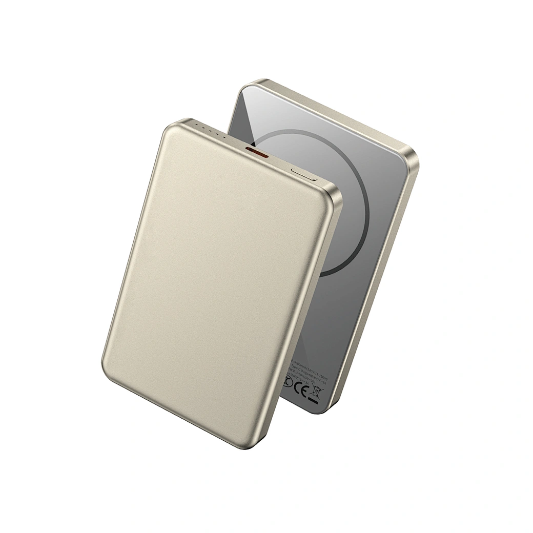 Внешний аккумулятор WiWU Ultra Thin Magnetic 5000 mAh 20W (P15) (золотой)