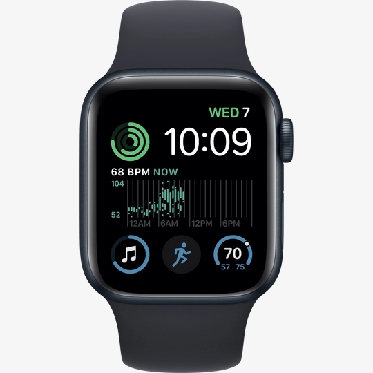 Apple Watch SE Gen 2 40mm (GPS) Midnight Aluminum Case with Midnight Sport Band (MNJT3) б/у