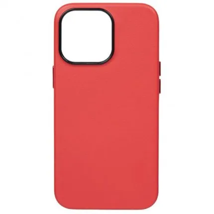 фото Чехол-накладка Kzdoo Mag Noble Collection MagSafe Series для Apple iPhone 14 Pro искусcтвенная кожа (красный)