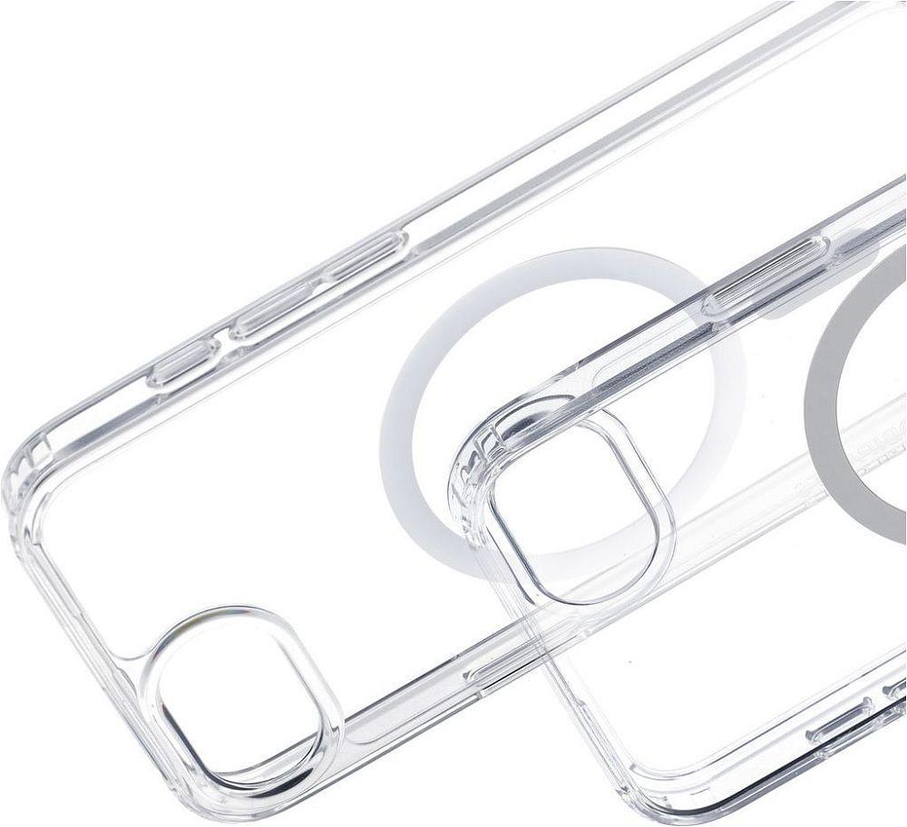 фото Чехол-накладка Wiwu iShield Pro Magsafe (MCC-101) для iPhone 16e пластиковый (прозрачный)