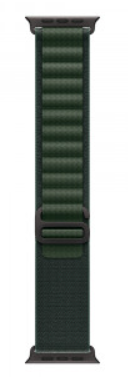 Apple Watch Ultra 2 (2024) 49mm Black Titanium Case with Dark Green Alpine Loop (S)