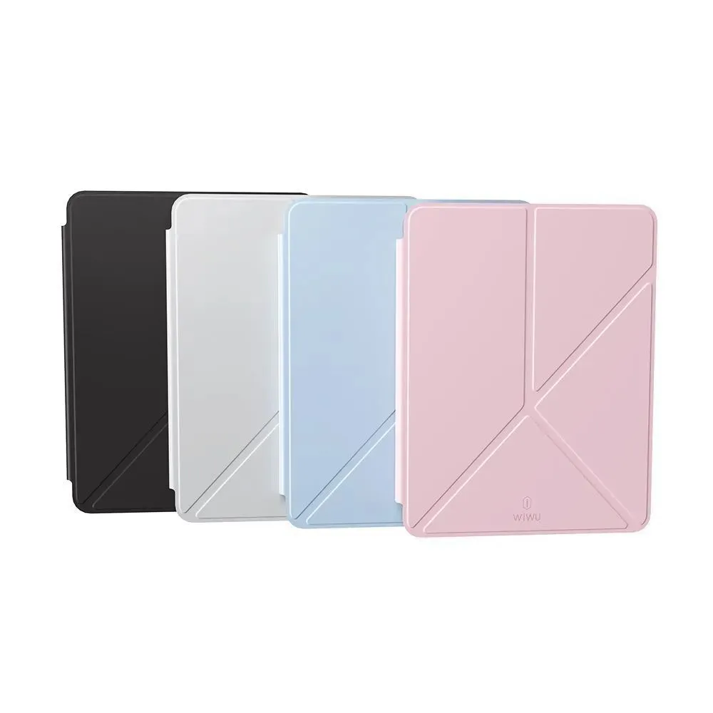 фото Чехол-книжка WIWU Classic III Case для Apple iPad Pro 11 (2024) (полиуретан с подставкой) (GF-003) (розовый)