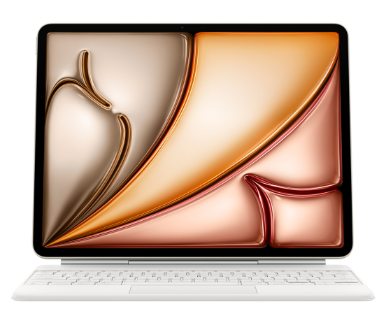 фото Клавиатура Apple Magic Keyboard with Trackpad для iPad Air 11 (2024/2025) русская раскладка (белый) (MDFV4)