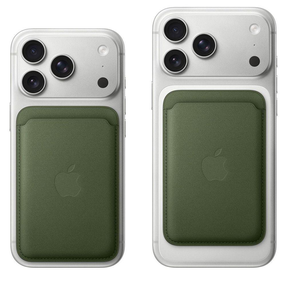 фото Чехол iPhone Leather Wallet MagSafe (Green)