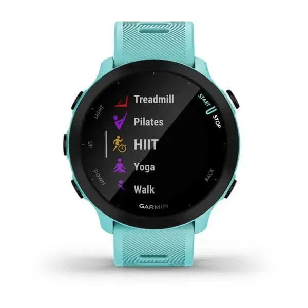 фото Смарт-часы Garmin Forerunner 55 42 mm (Aqua) (010-02562-12)