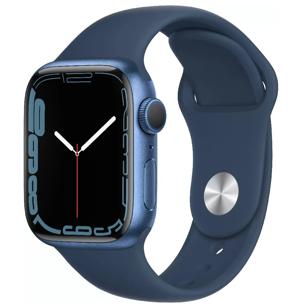 Apple Watch Series 7 41mm Blue Aluminum Case with Abyss Blue Sport Band Б/У (Отличное состояние)