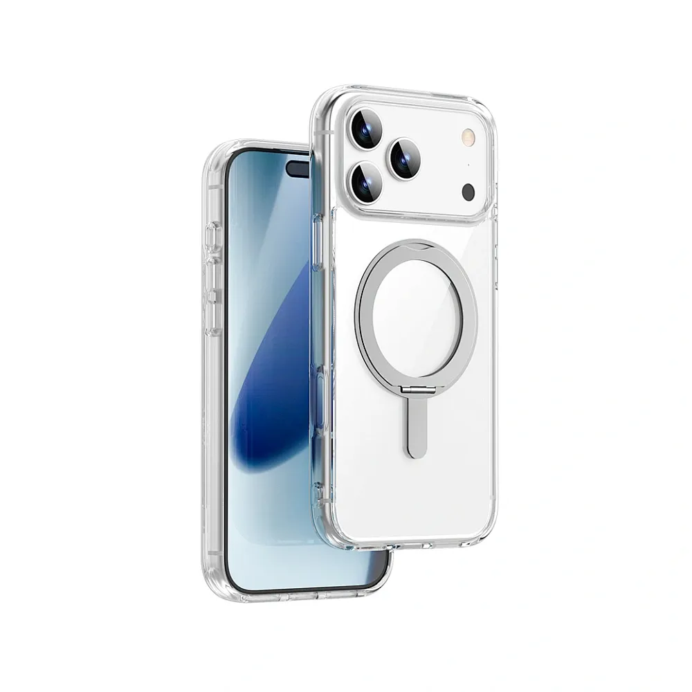 фото Чехол-накладка Wiwu iShield Ultra Magsafe (MCC-201) для iPhone 17 Pro пластиковый (прозрачный)