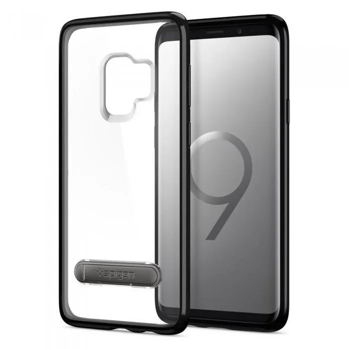 фото Чехол-накладка Spigen Ultra Hybrid S для Samsung Galaxy S9 (Черный) SGP 592CS23025
