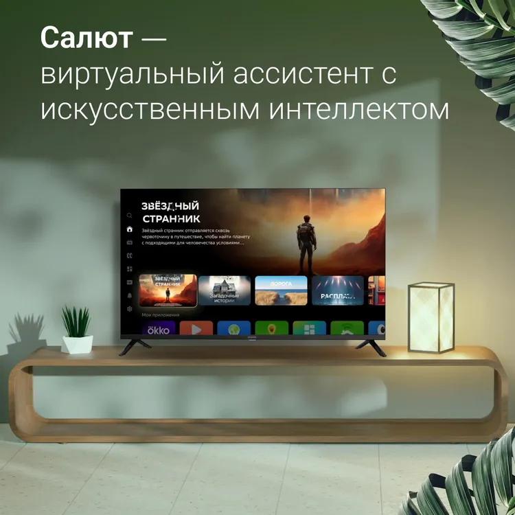 Телевизор Digma DM-LED40SBB36, 40", LED FHD, 60 Гц, Smart TV (Салют ТВ) — фото 5
