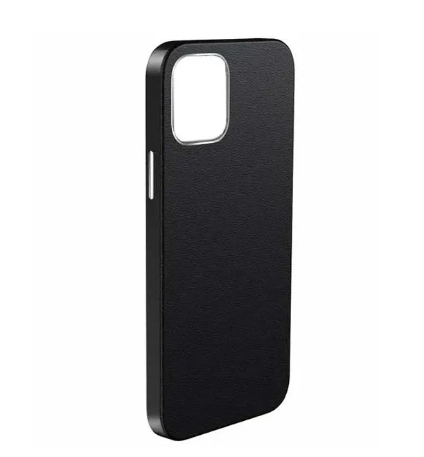 фото Чехол-накладка Comma Royal Series Case для iPhone 14 Pro натуральная кожа (черный)