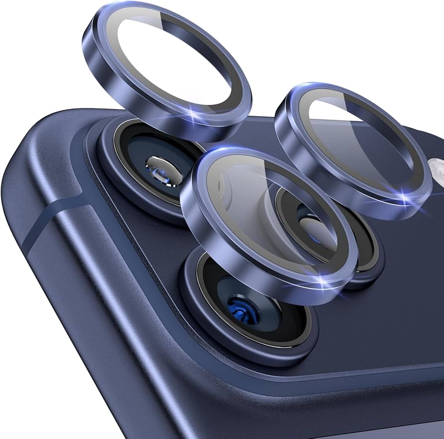 фото Защитное стекло на камеру ANANK для Apple iPhone 17 Pro Max (синий)